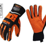 Seibertron HIGH-VIS SDXO2 Supergrip and GEL Filled Water Resistant Impact Protection Gloves